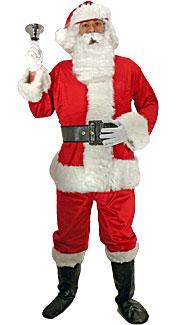 Velour Santa Claus Costume