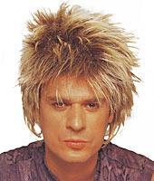 Short Rocker Unisex Wig in Mixed Blonde by Franco