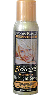 Jerome Russell BBlonde Temporary Hair Spray in Natural Blonde at Boston ...