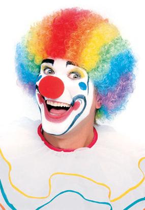 Rubies Rainbow Clown Wig